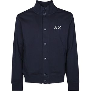 Sun68, Heren, Truien, Blauw, Maat: S