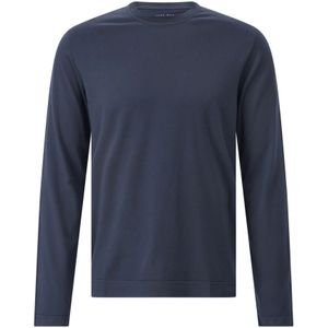 Fedeli, Heren, Tops, Blauw, Maat: S Katoen,