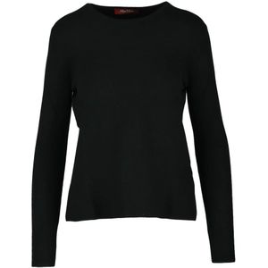 Max Mara Studio, Dames, Truien, Zwart, Maat: L Viscose,
