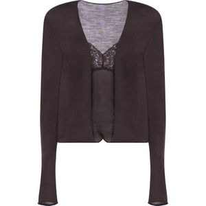 Alberta Ferretti, Dames, Truien, Rood, Maat: M Katoen,