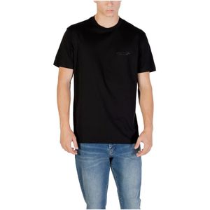 Armani Exchange, Heren, Tops, Zwart, Maat: XL Katoen,