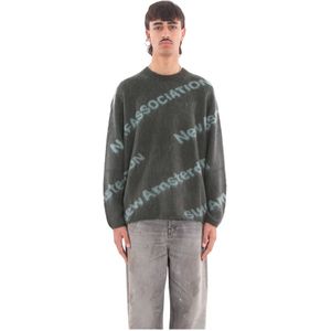 New Amsterdam Surf Association, Heren, Truien, Groen, Maat: S Wol,