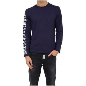 Bikkembergs, Heren, Truien, Blauw, Maat: M Wol,