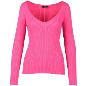 Twinset Attitude Gebreide Top , Pink , Dames , Maat: M