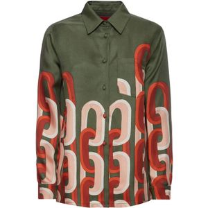 La DoubleJ, Dames, Blouses & Shirts, Veelkleurig, Maat: L Zijde,