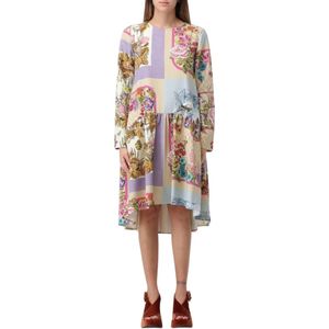 Vivetta, Dames, Jurken, Veelkleurig, Maat: XS Zijde,