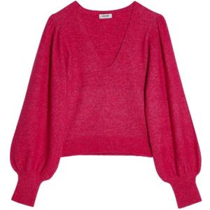 Liu Jo, Dames, Truien, Roze, Maat: M Wol,