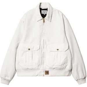 Carhartt Wip, Heren, Jassen, Wit, Maat: M Katoen,