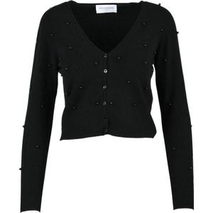 Ermanno Scervino, Dames, Truien, Zwart, Maat: XS Acryl,