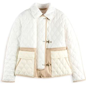 Fay, Dames, Jassen, Beige, Maat: S Nylon,