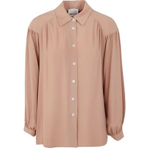 Semicouture, Dames, Blouses & Shirts, Roze, Maat: M