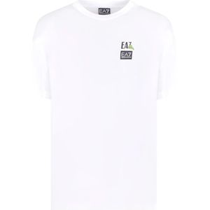 EA7voor mannen. 7M000118_AF13244 Modern beige T-shirt (M), Casual, Katoen