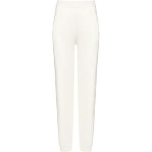 Emporio Armani, Dames, Broeken, Wit, Maat: L Jersey,