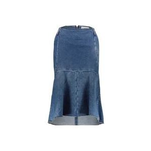 Balenciaga Midi Skirts , Blue , Dames , Maat: XS