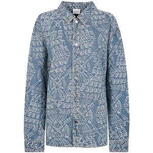 Daily Paper, Dames, Blouses & Shirts, Blauw, Maat: L