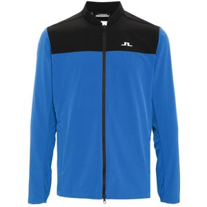 J.Lindeberg, Heren, Jassen, Blauw, Maat: M Poliester,