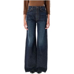 Khaite, Dames, Jeans, Blauw, Maat: W26 Katoen,