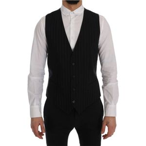 Dolce & Gabbana, Heren, Pakken, Zwart, Maat: XL Katoen,