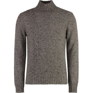 Malo, Heren, Truien, Grijs, Maat: L Kasjmier,