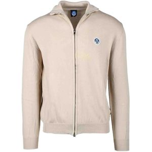 North Sails, Heren, Truien, Beige, Maat: S Katoen,