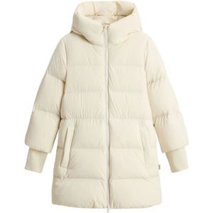 Woolrich - Cloud Duffle Coat - Donsjack - Beige - Polyamide