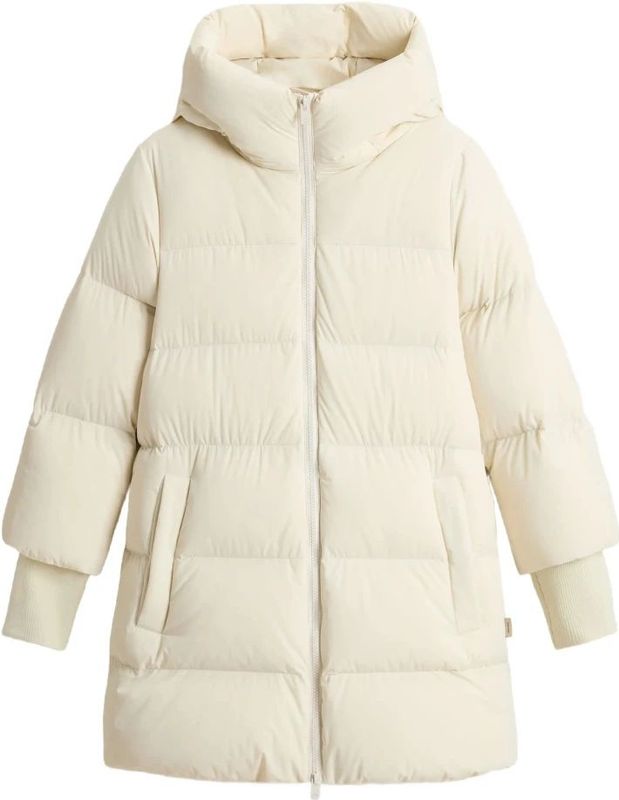 Woolrich - Cloud Duffle Coat - Donsjack - Beige - Polyamide