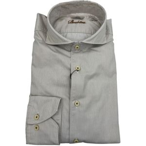 Stenströms, Heren, Overhemden, Beige, Maat: 2XL Katoen,