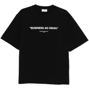 Off White, Heren, Tops, Zwart, Maat: M Katoen,