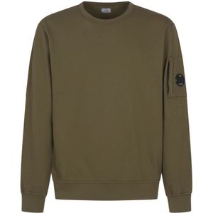 C.p. Company, Heren, Sweatshirts & Hoodies, Groen, Maat: L Fleece,