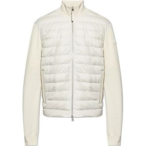 Moncler, Heren, Truien, Beige, Maat: 2XL Wol,