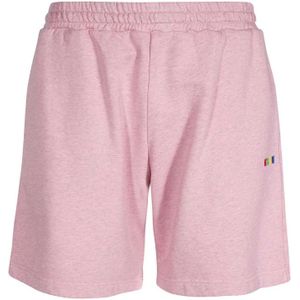 Msgm, Heren, Korte broeken, Roze, Maat: M Katoen,