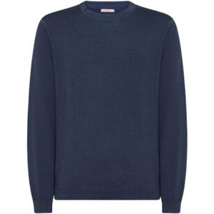 Sun68, Heren, Truien, Blauw, Maat: S Wol,