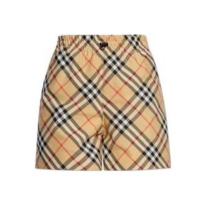 Burberry Geruite shorts , Multicolor , Dames , Maat: XS