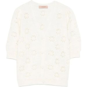 Twinset, Dames, Truien, Wit, Maat: XS Wol,