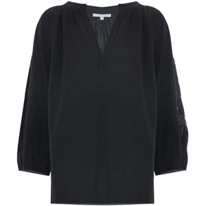 Kocca, Dames, Blouses & Shirts, Zwart, Maat: L