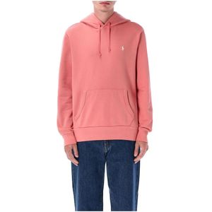 Polo Ralph Lauren, Heren, Sweatshirts & Hoodies, Roze, Maat: XL Katoen,