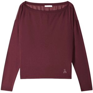 Patrizia Pepe, Dames, Tops, Rood, Maat: XS Viscose,