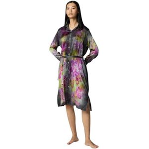 Avant Toi, Dames, Jurken, Veelkleurig, Maat: S Zijde,