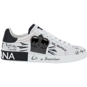 Dolce & Gabbana - Sneakers - Wit - Leer