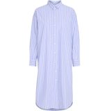 Ichi - Overhemdjurk - Wedgewood - 100% Katoen