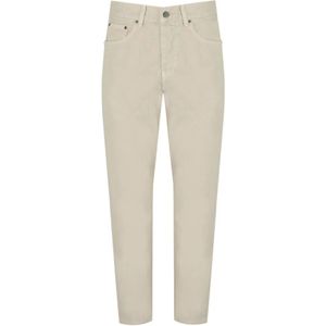 Carhartt Wip, Heren, Broeken, Beige, Maat: W33 Katoen,
