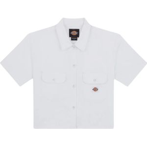 Dickies, Dames, Blouses & Shirts, Wit, Maat: L Katoen,