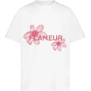 Flâneur, Heren, Tops, Wit, Maat: XL Katoen,