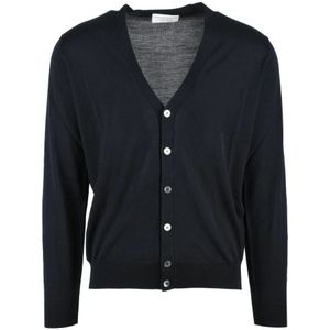 Filippo De Laurentiis, Heren, Truien, Zwart, Maat: 3XL Wol,