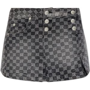 Misbhv, Dames, Rokken, Grijs, Maat: XS Katoen,