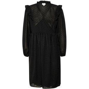 Saint Tropez, Dames, Jurken, Zwart, Maat: M Poliester,