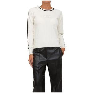 Liu Jo, Dames, Truien, Wit, Maat: XS Viscose,