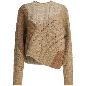 Marant étoile, Dames, Truien, Beige, Maat: 2XS Wol,