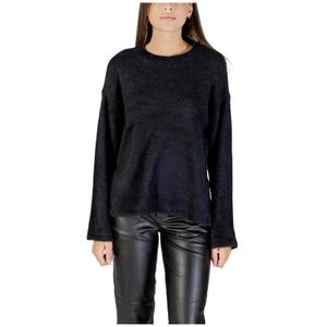 Only, Dames, Truien, Zwart, Maat: XS Nylon,