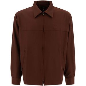 Needles, Heren, Jassen, Bruin, Maat: L Poliester,